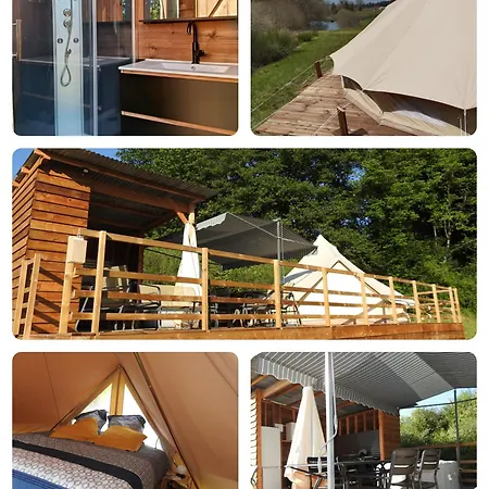 Les Secrets De La Nature D'hotes, Tentes Luxe Et Nature Hotel Savignac-Lédrier